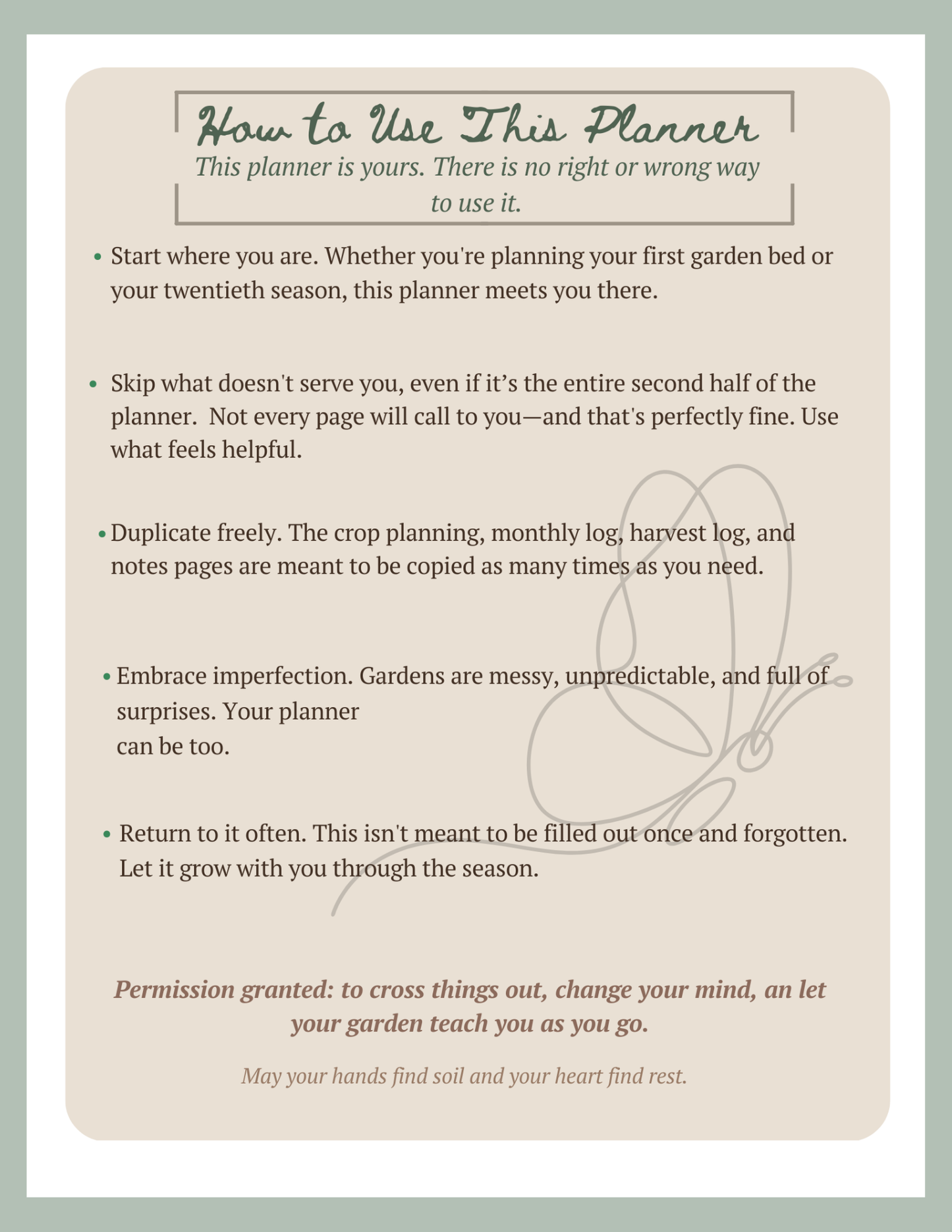 The Garden Planning Toolkit