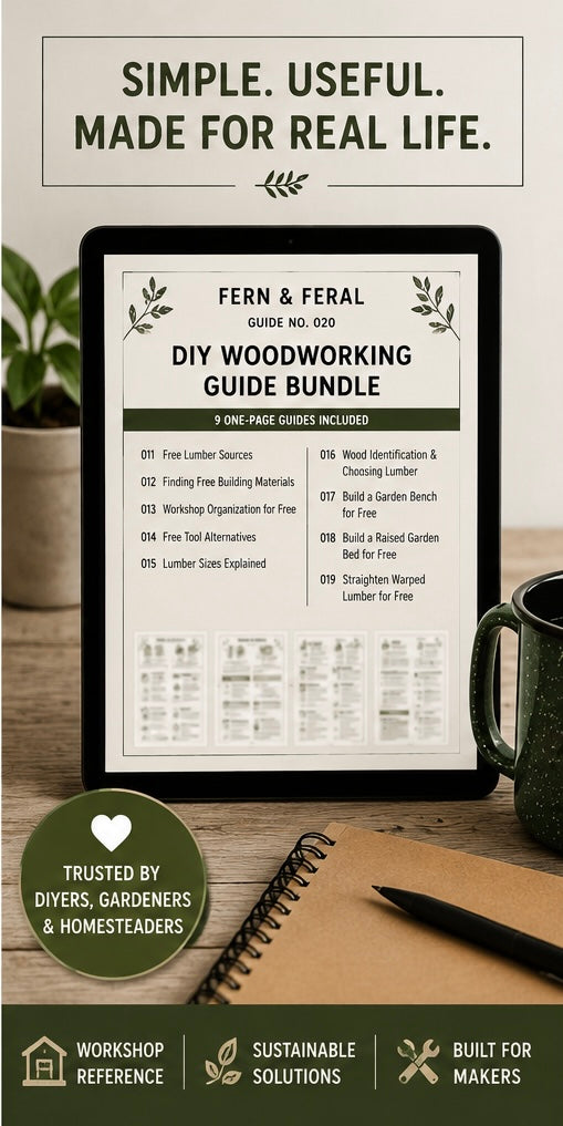 Build a Raised Garden Bed for Free Printable Guide | DIY Raised Bed Plans PDF | Beginner Gardening Project | Instant Download