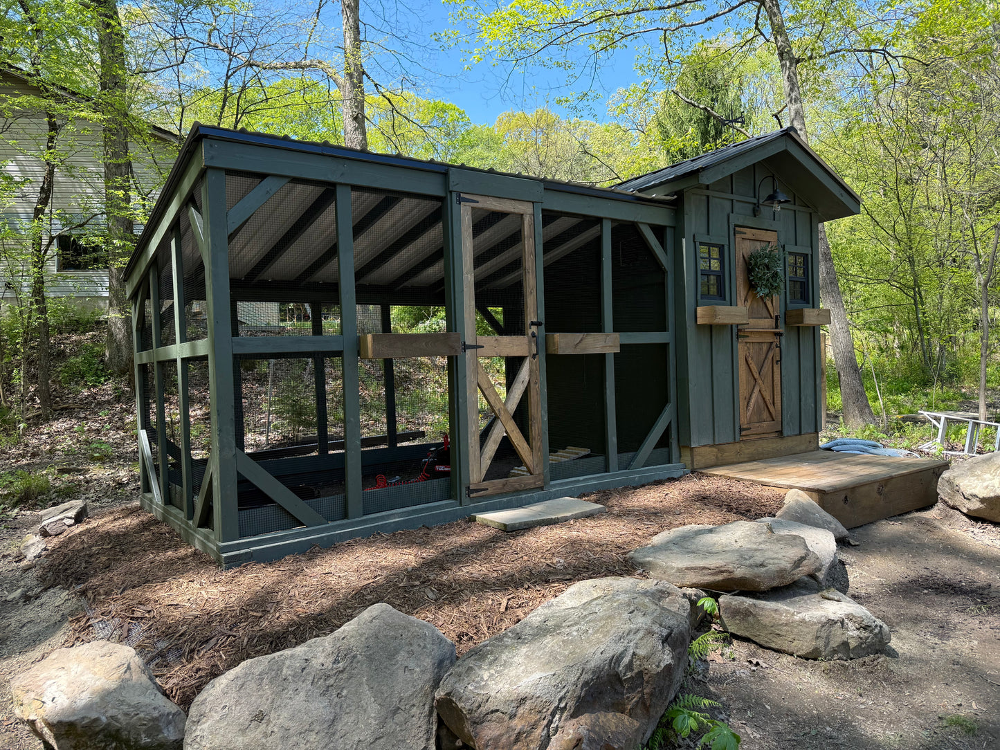 6x8 Chicken Coop Plans + 8x12 Run | DIY Chicken Coop Blueprint | Large Backyard Coop Design with Materials List & Cut List