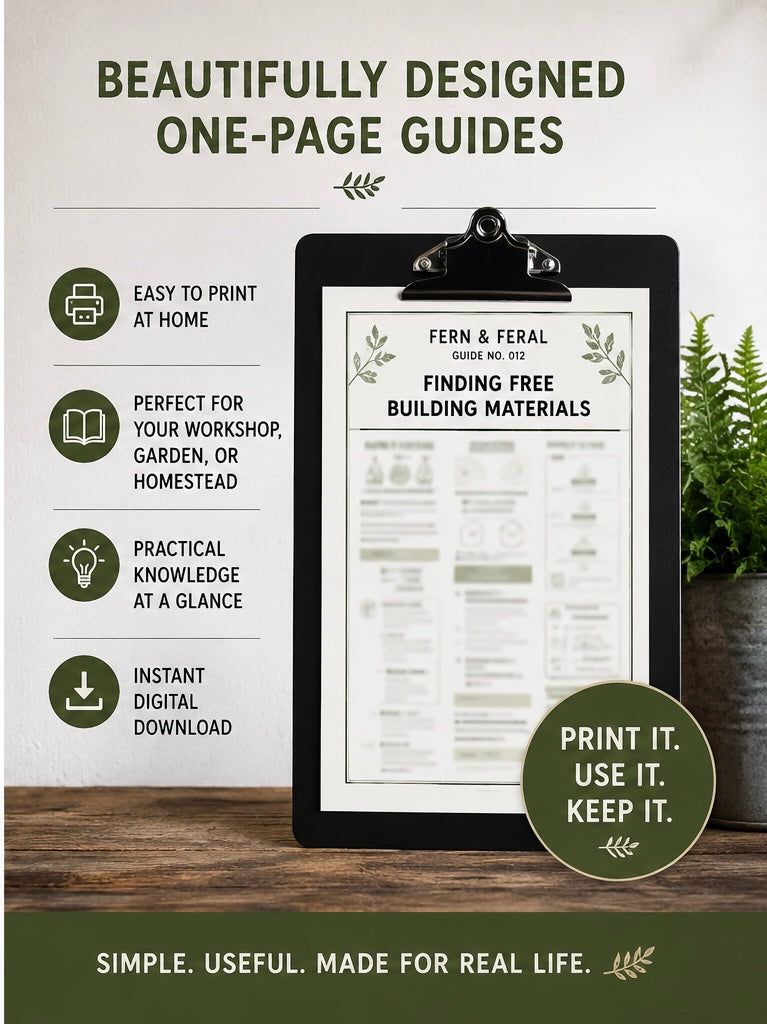 Build a Raised Garden Bed for Free Printable Guide | DIY Raised Bed Plans PDF | Beginner Gardening Project | Instant Download