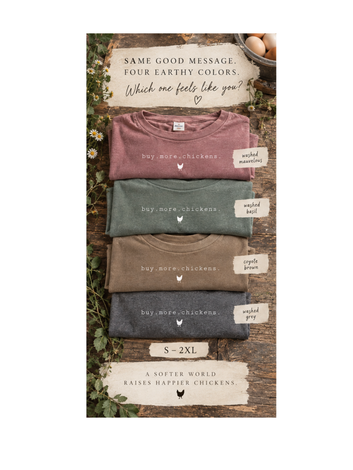 Buy More Chickens Shirt, Chicken Keeper T Shirt, Backyard Chicken Tee, Homestead Shirt, Chicken Mom Gift, Farm Shirt, Chicken Mat