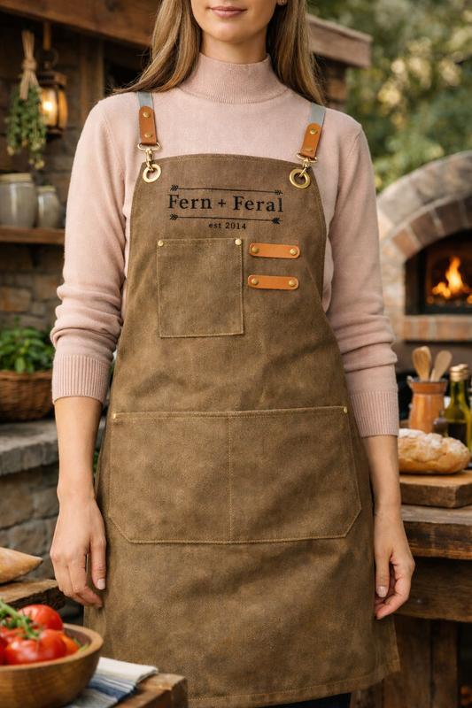 The “I Actually Cook” Waterproof Canvas Apron