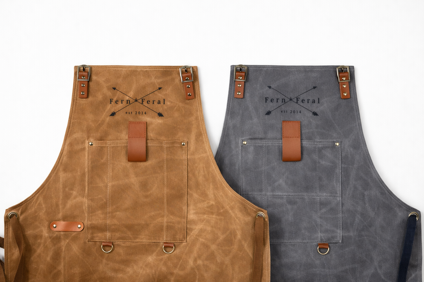 Heavy-Duty Waxed Canvas Work Apron (For Men Who Actually Do Things)