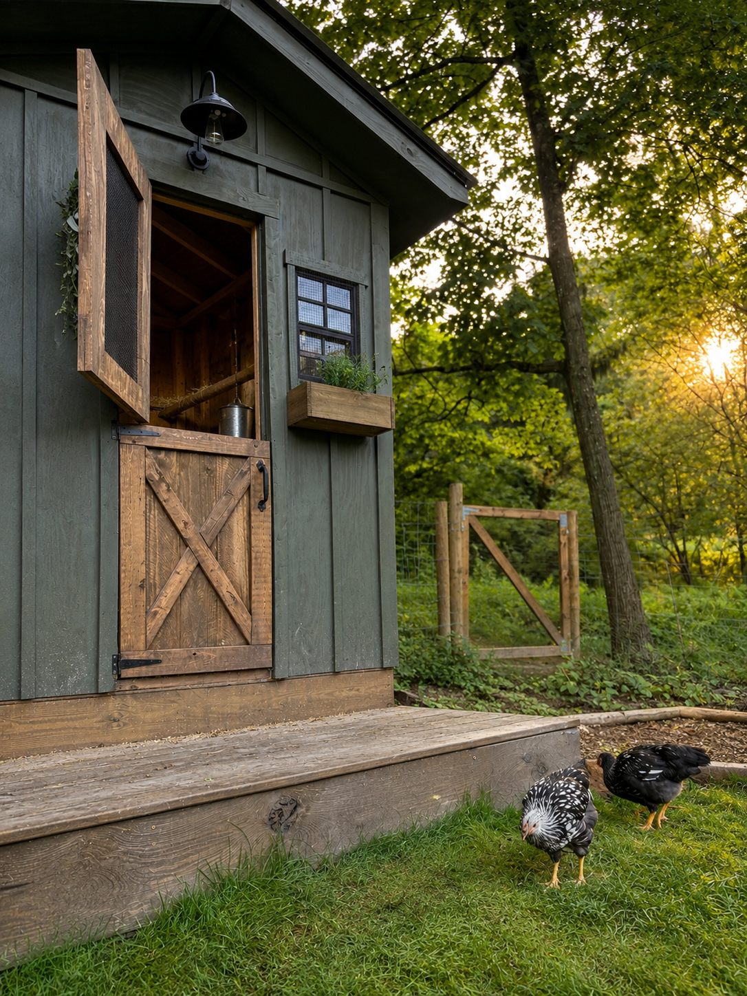 DIY Faux Dutch Door Plans for Chicken Coops | Beginner-Friendly PDF Blueprint with Cut List, Materials & Assembly Guide