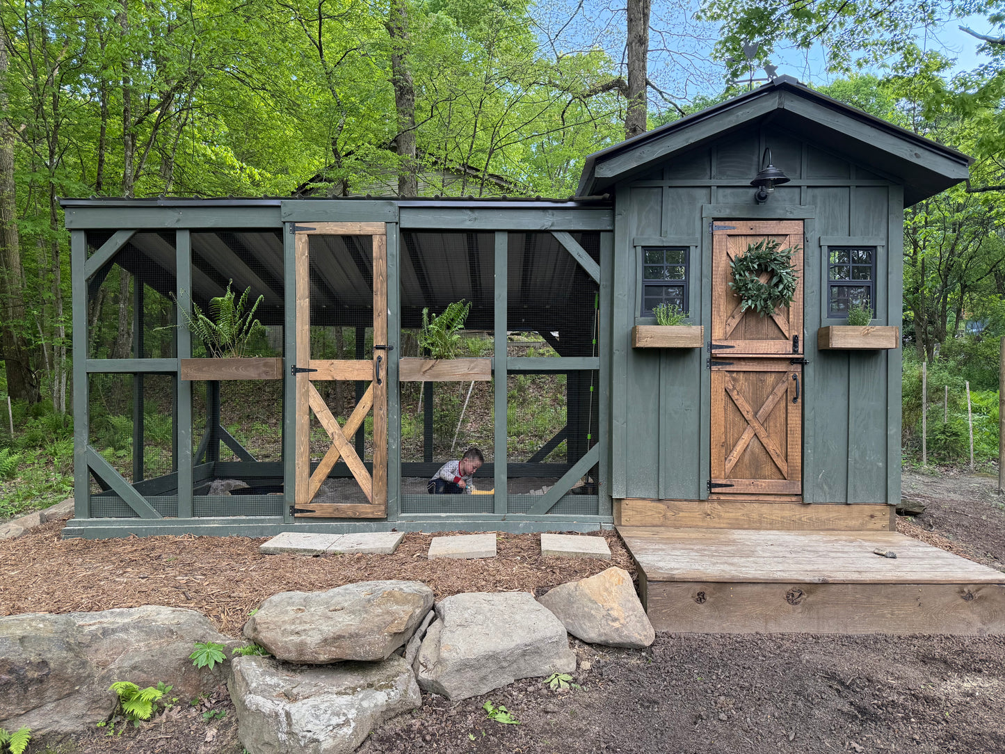 6x8 Chicken Coop Plans + 8x12 Run | DIY Chicken Coop Blueprint | Large Backyard Coop Design with Materials List & Cut List
