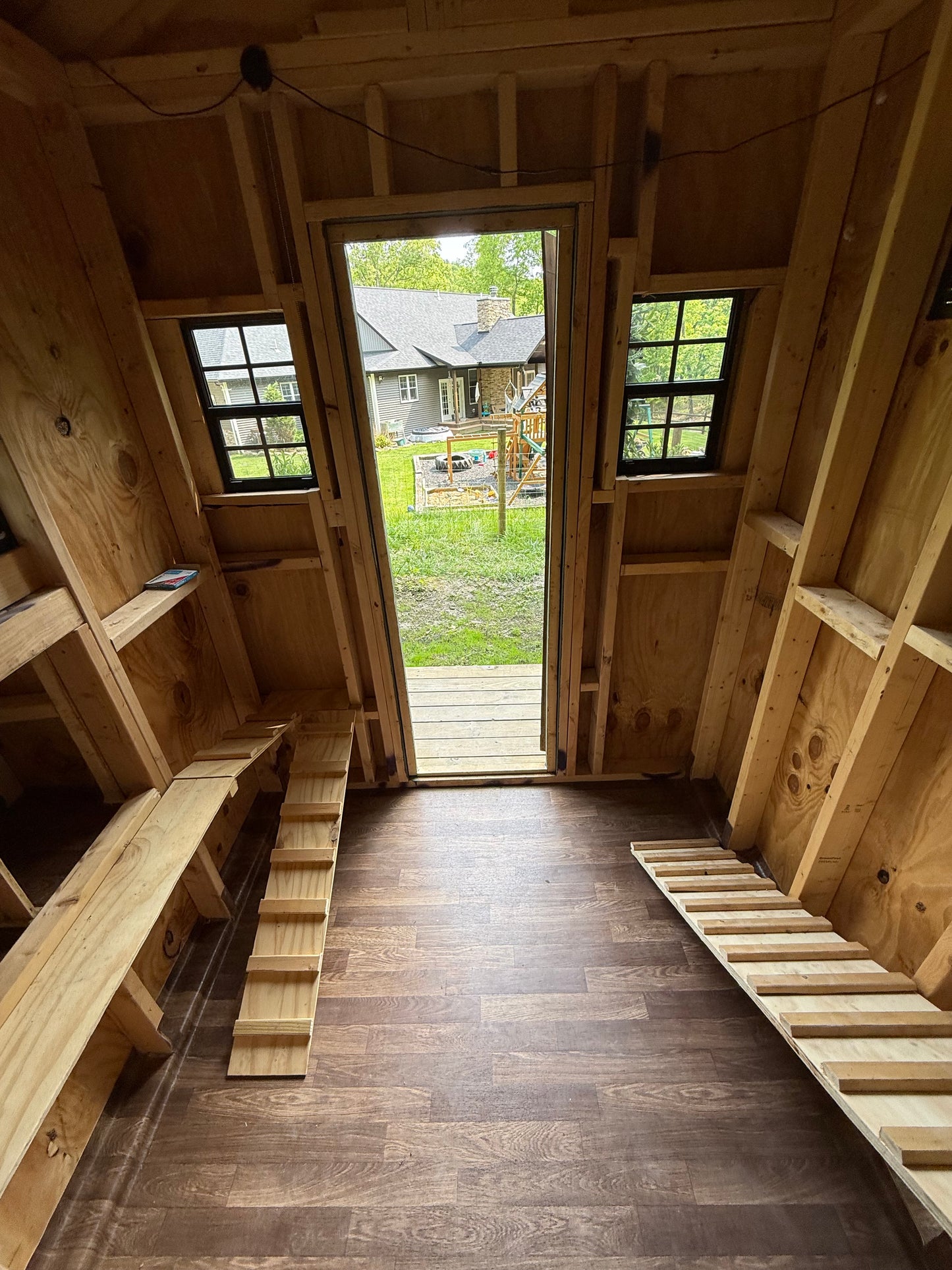 8x12 Walk-In Chicken Coop Plans with 12x16 Run | DIY Coop Blueprint | Greenhouse Shed or She Shed Conversion | Fern & Feral