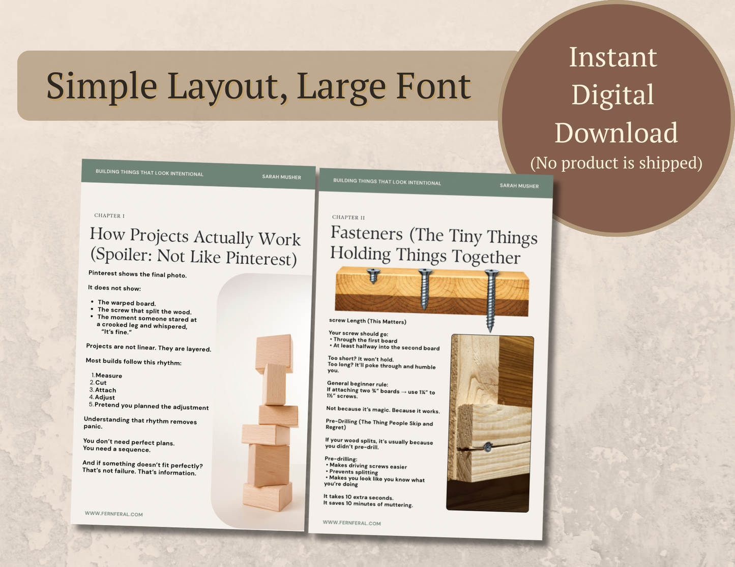Building Things That Look Intentional – Beginner Woodworking Projects & Skills (Level 2 DIY Guide)