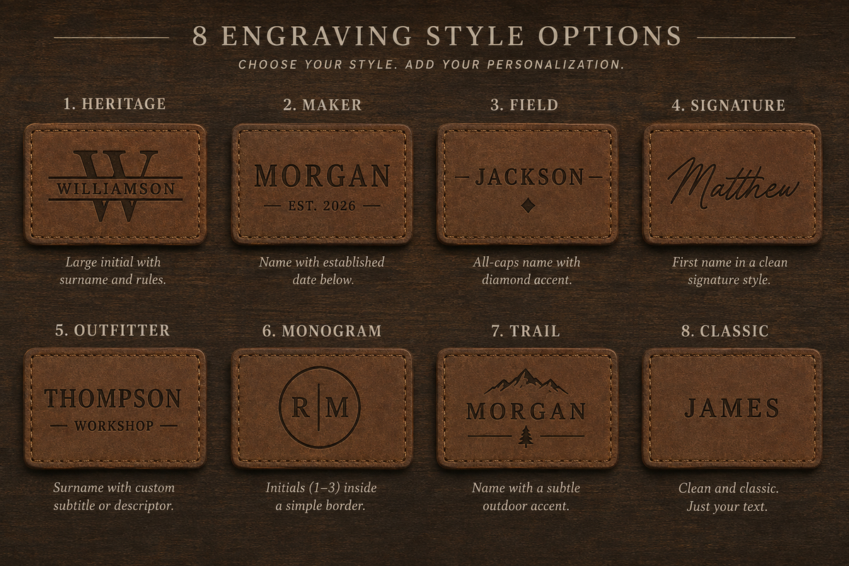 The Maker Roll™ | Personalized Waxed Canvas Tool Roll