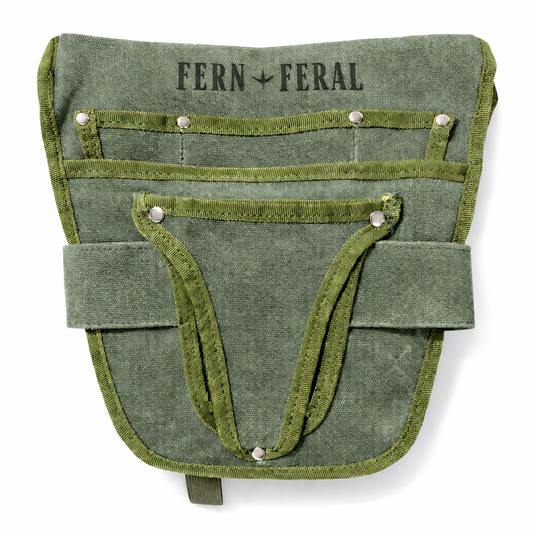 Waxed Canvas Personalized Engraved Garden Tool Holster (Unisex)