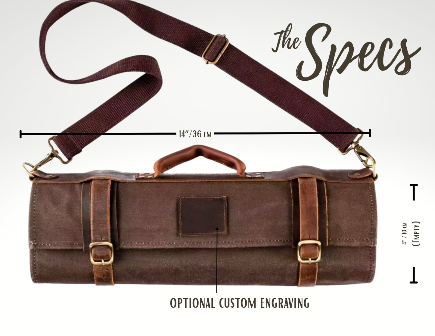 The Maker Roll™ | Personalized Waxed Canvas Tool Roll