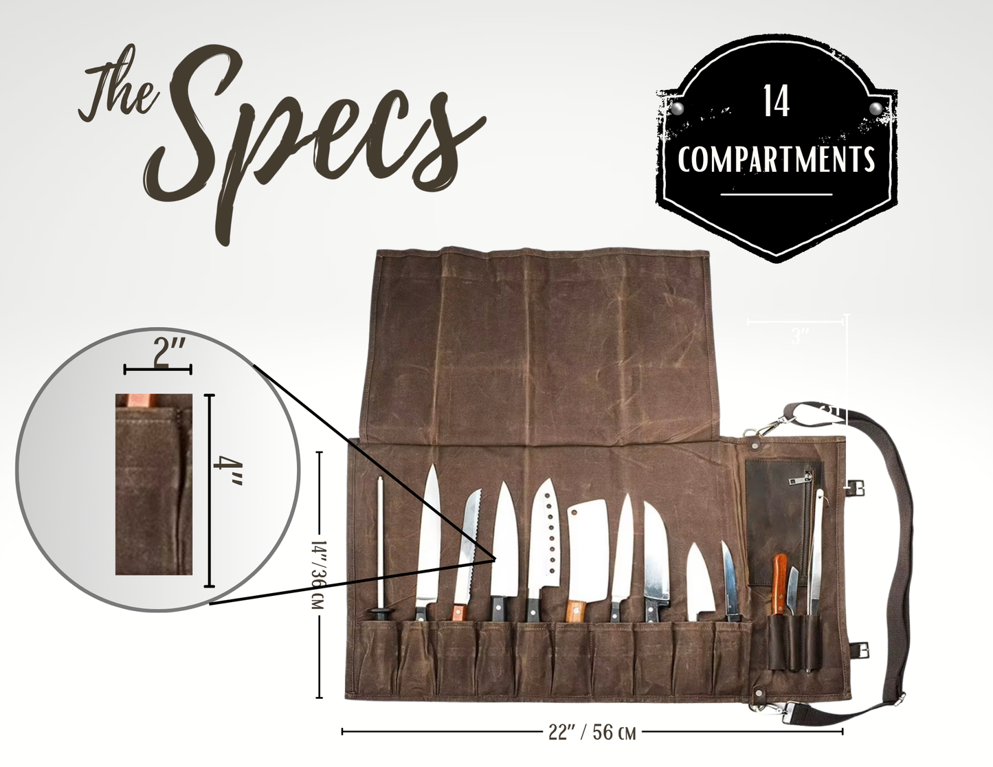 The Maker Roll™ | Personalized Waxed Canvas Tool Roll