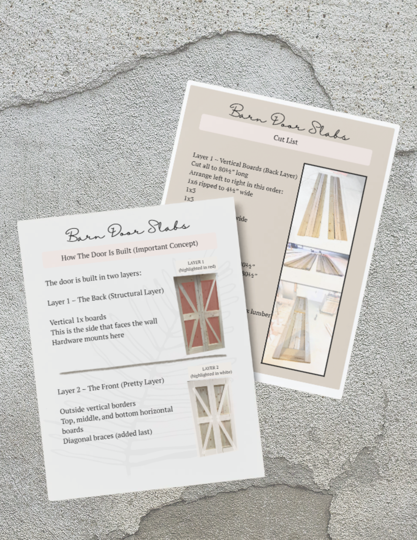 DIY Barn Door Plans