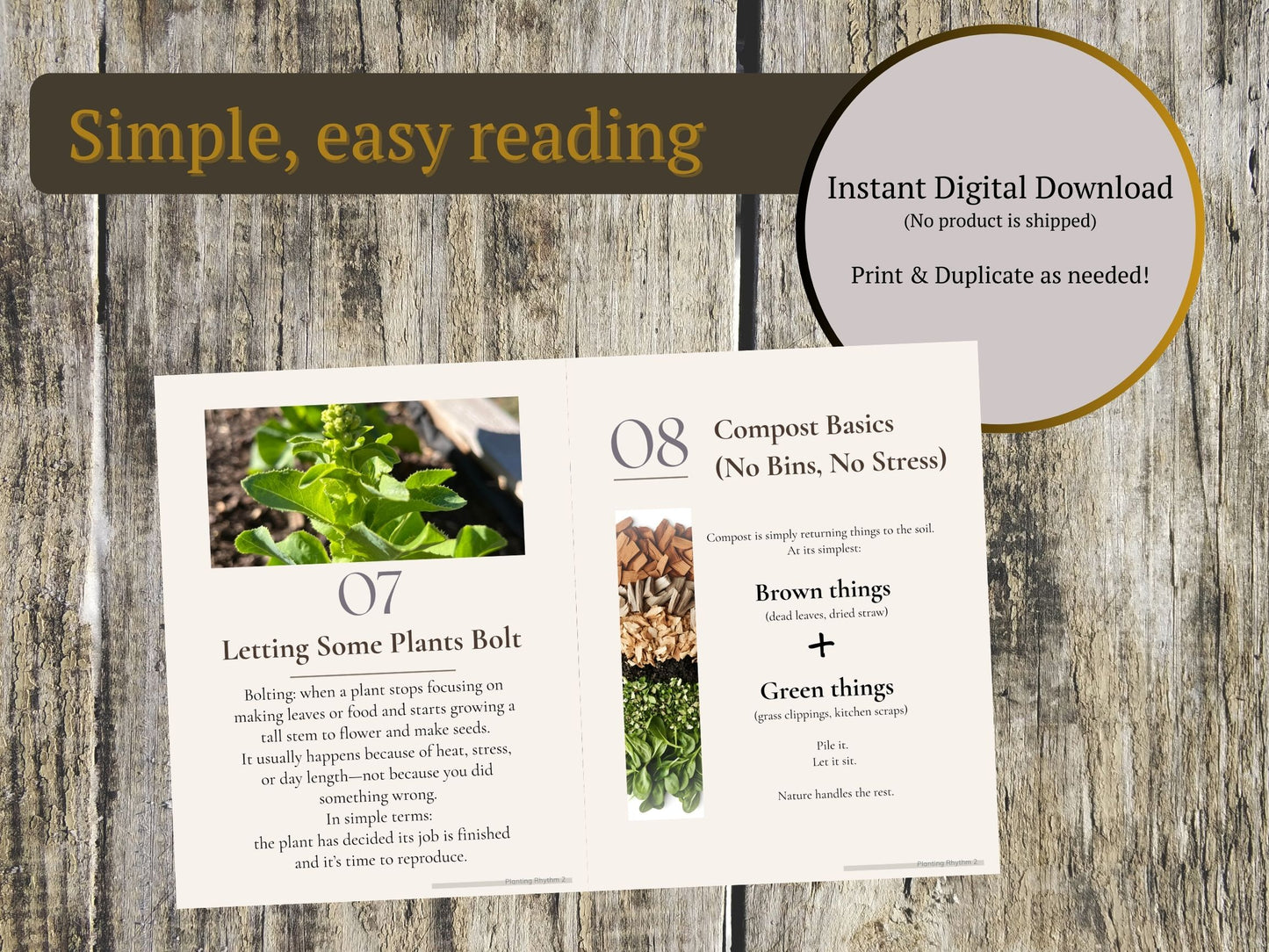 Garden Rhythm EBook Bundle Levels 1-4