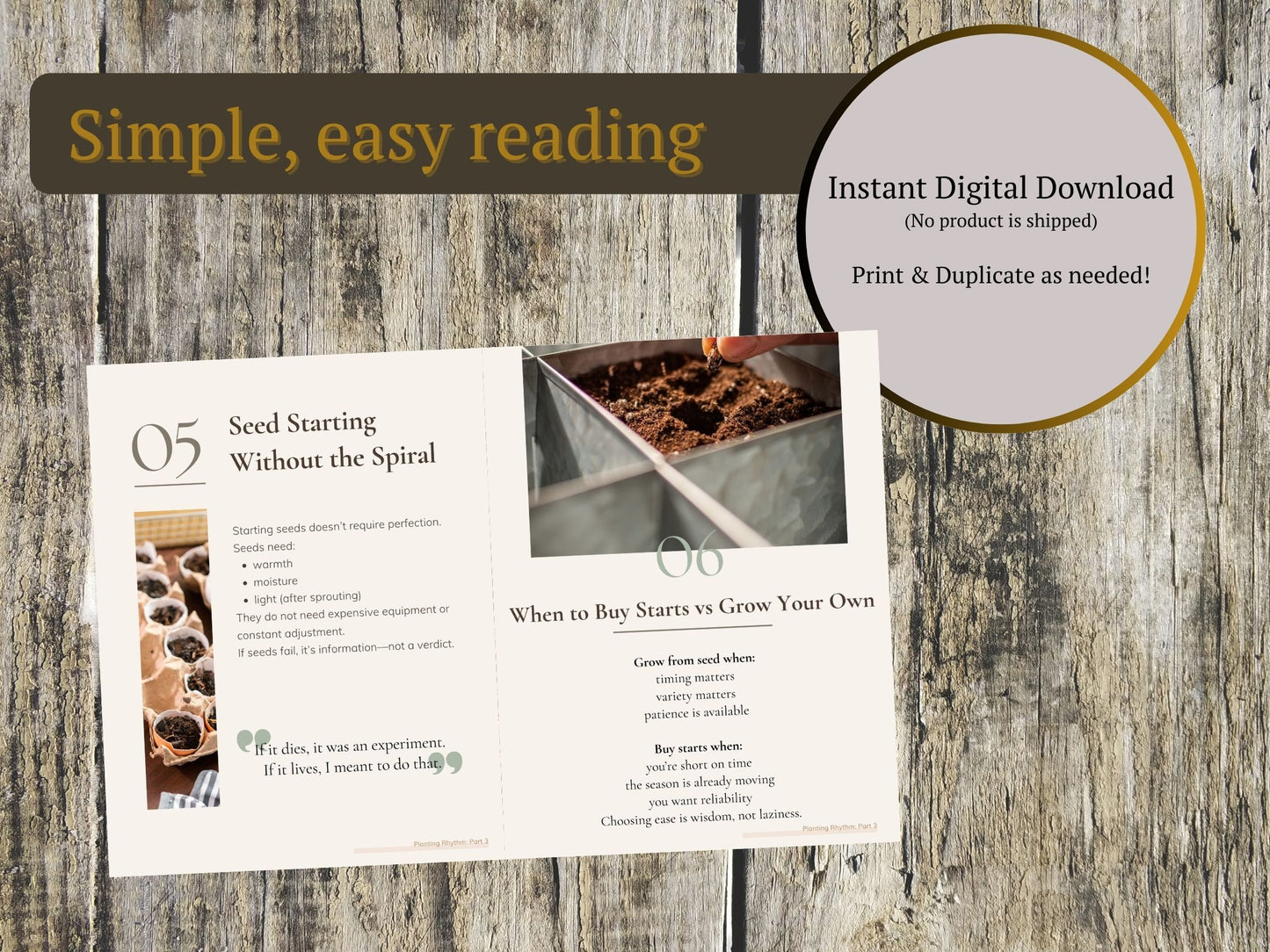 Garden Rhythm Level 3 Ebook: Growing With Intention