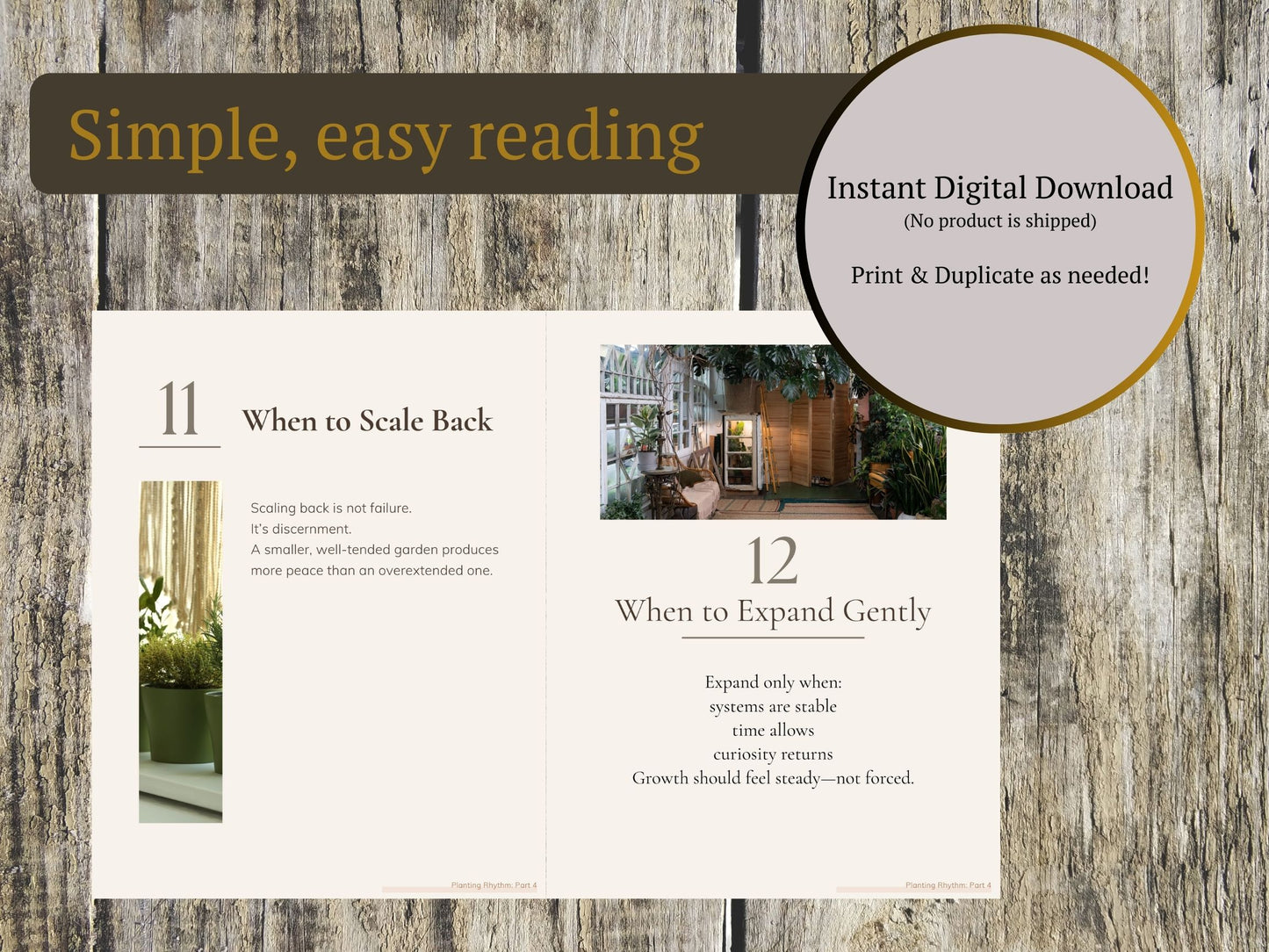 Garden Rhythm Level 4 Ebook: Tending What You've Built